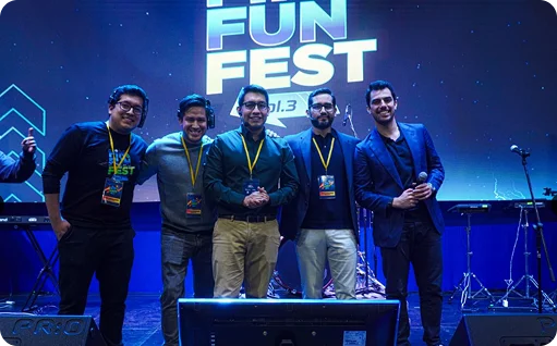 Equipo organizador de Fin & Fun Fest, festival de educación financiera, inversión y networking